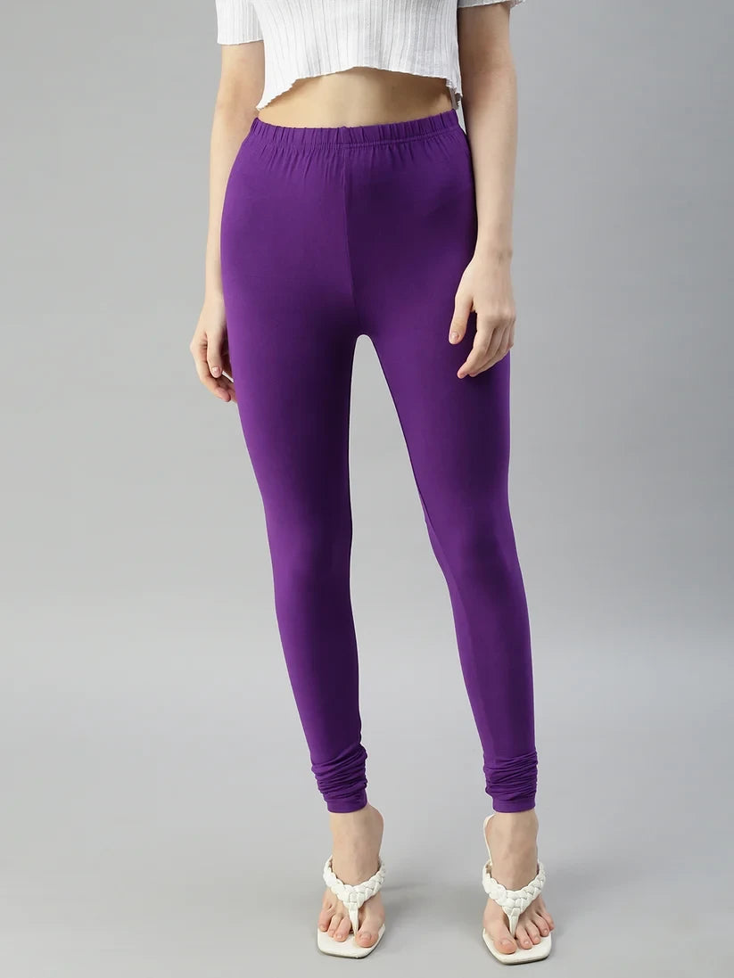 Prisma's Churidar Leggings - Purple