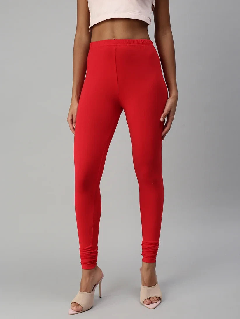 Prisma's Churidar Leggings - Red