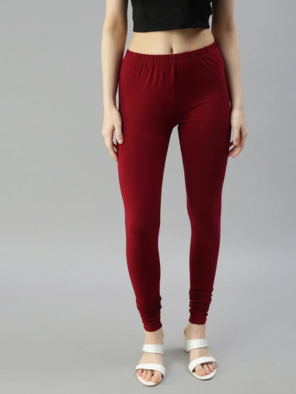 Prisma's Churidar Leggings - Red