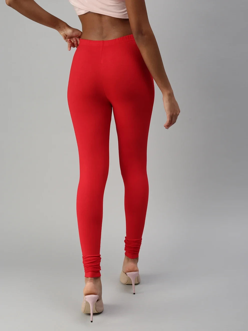 Prisma's Churidar Leggings - Red