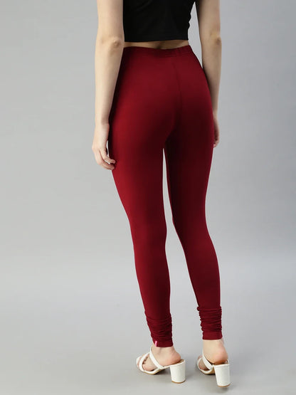 Prisma's Churidar Leggings - Red
