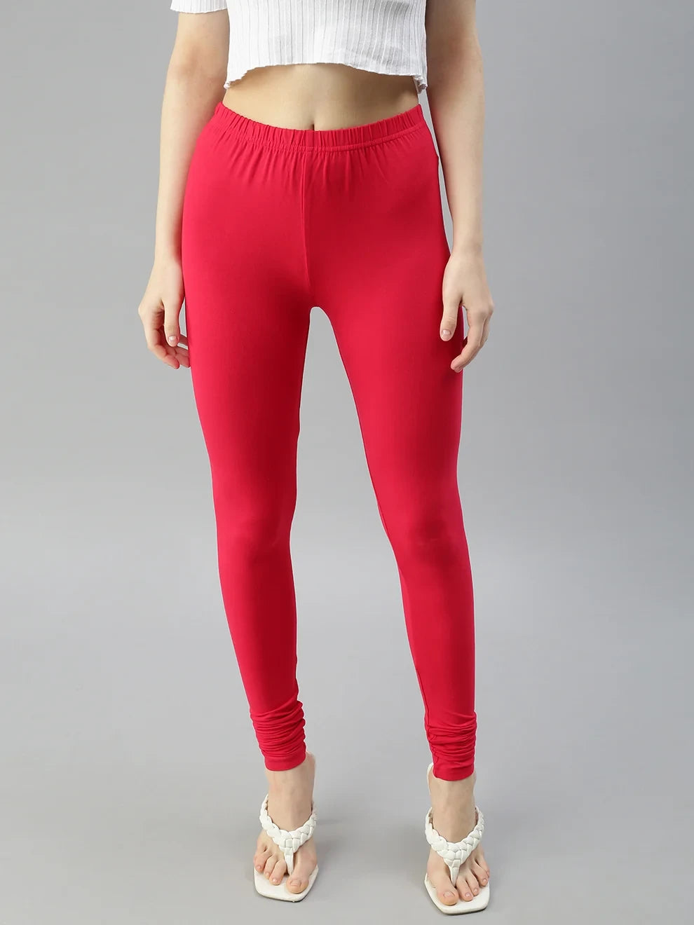 Prisma's Churidar Leggings - Red