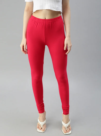 Prisma's Churidar Leggings - Red