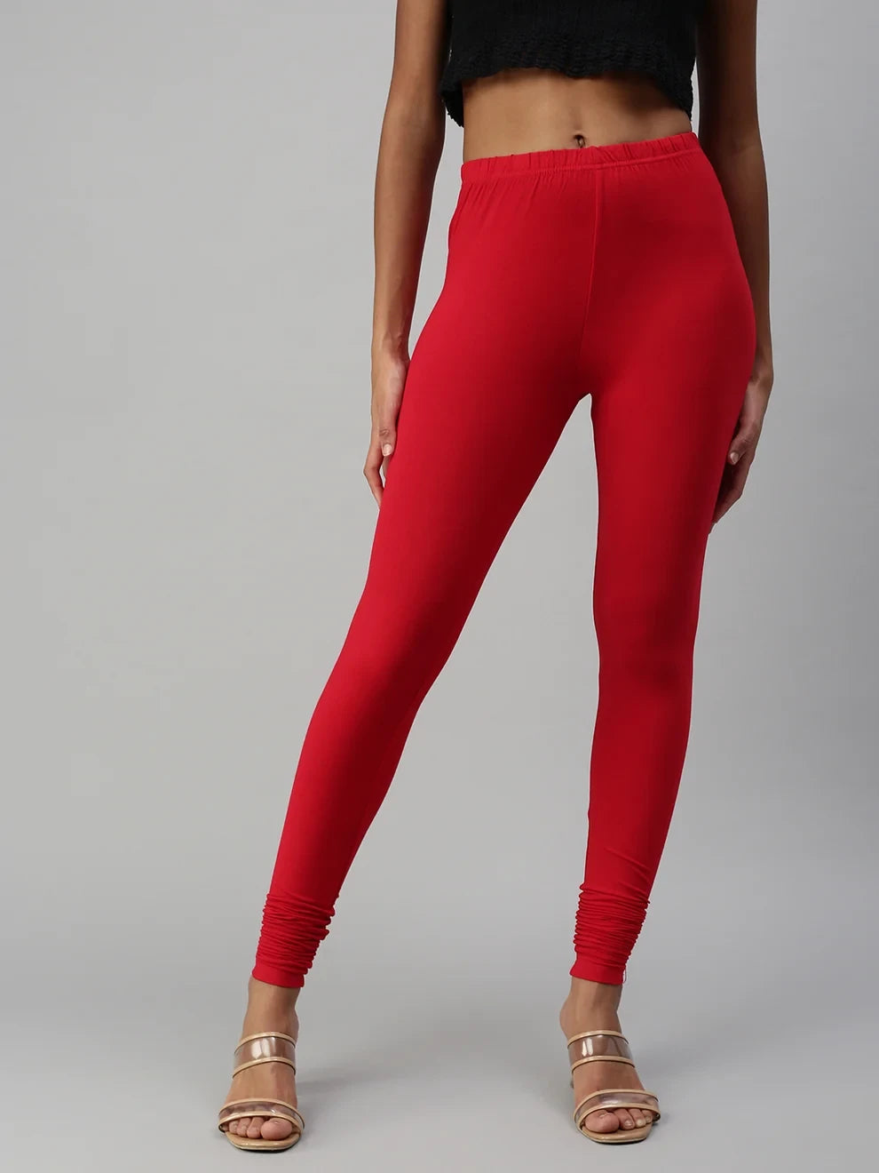 Prisma's Churidar Leggings - Red