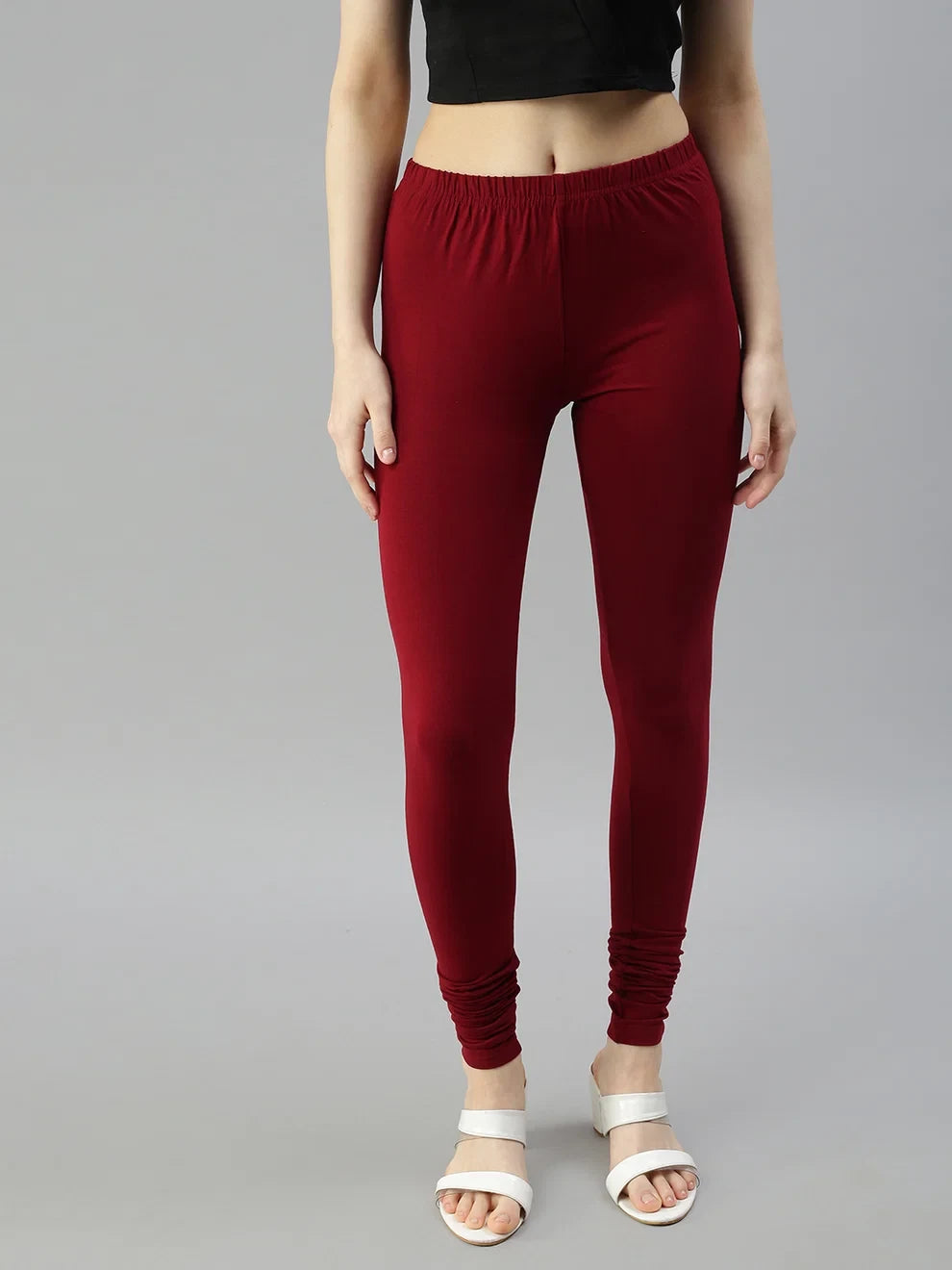 Prisma's Churidar Leggings - Red