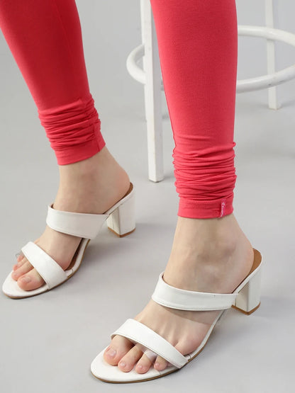 Prisma's Churidar Leggings - Red