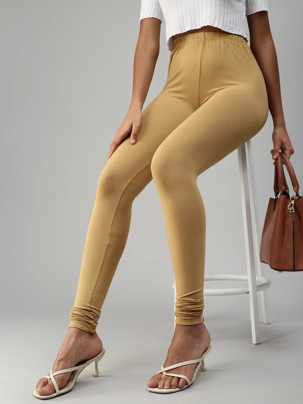 Prisma's Churidar Leggings - Beige