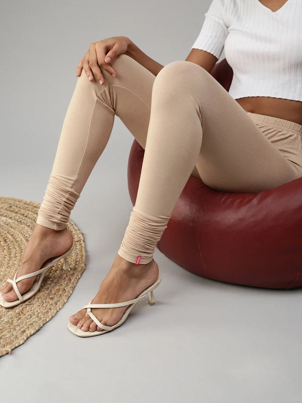 Prisma's Churidar Leggings - Beige