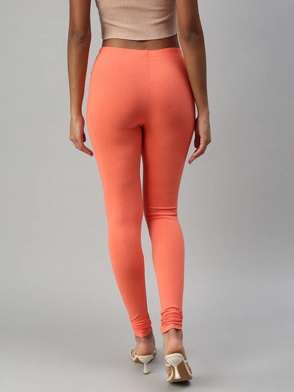 Prisma's Churidar Leggings - Orange