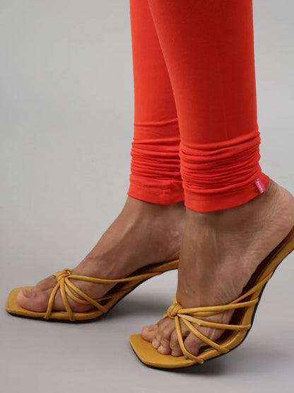 Prisma's Churidar Leggings - Orange