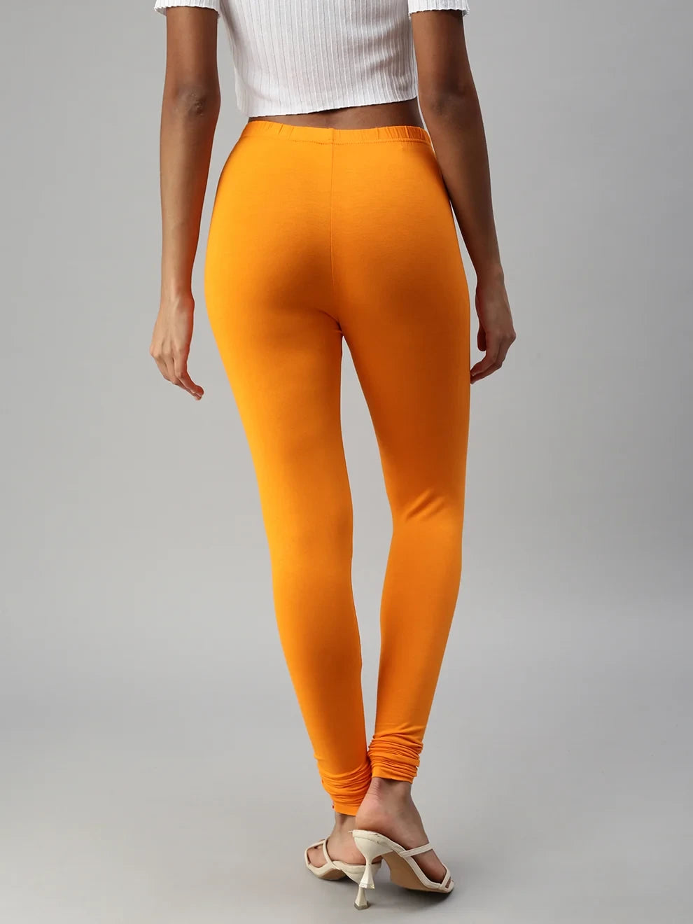 Prisma's Churidar Leggings - Orange