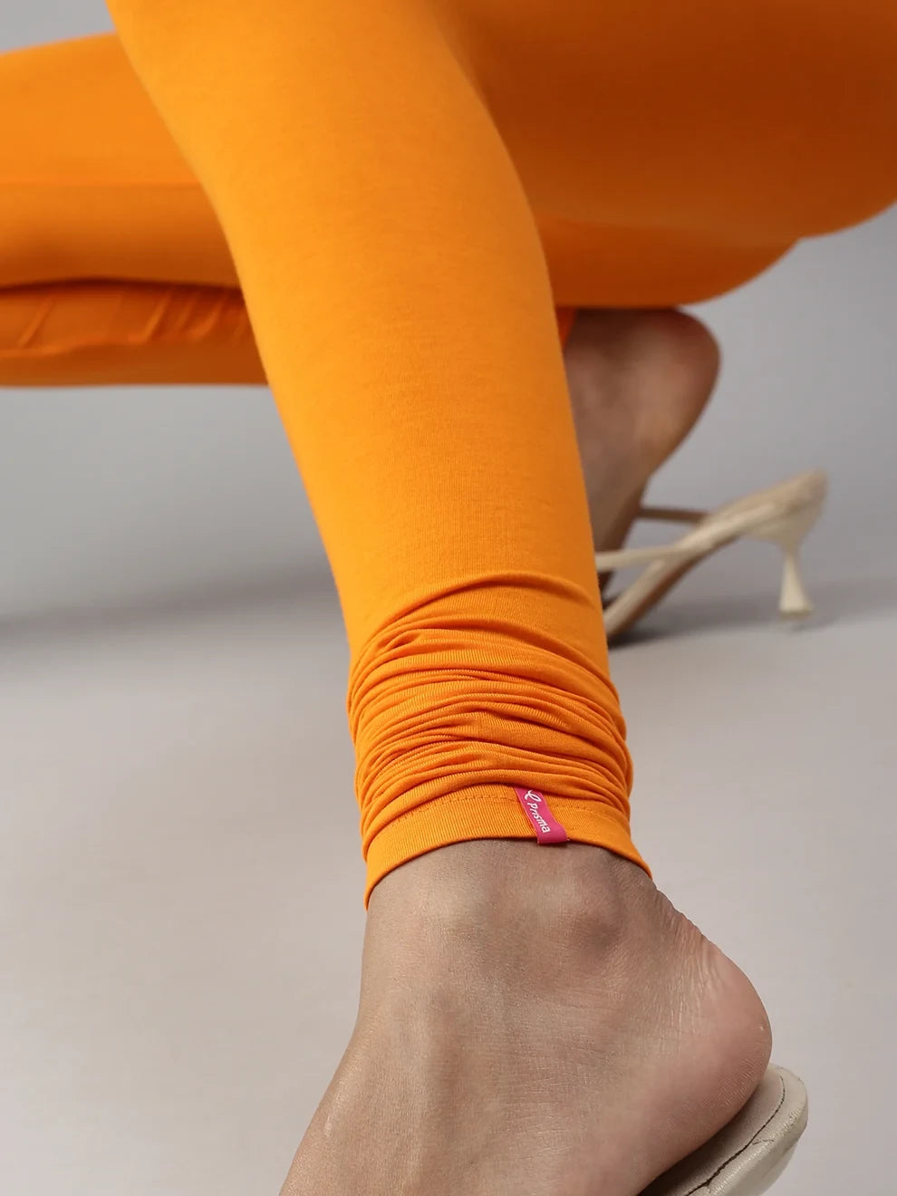 Prisma's Churidar Leggings - Orange