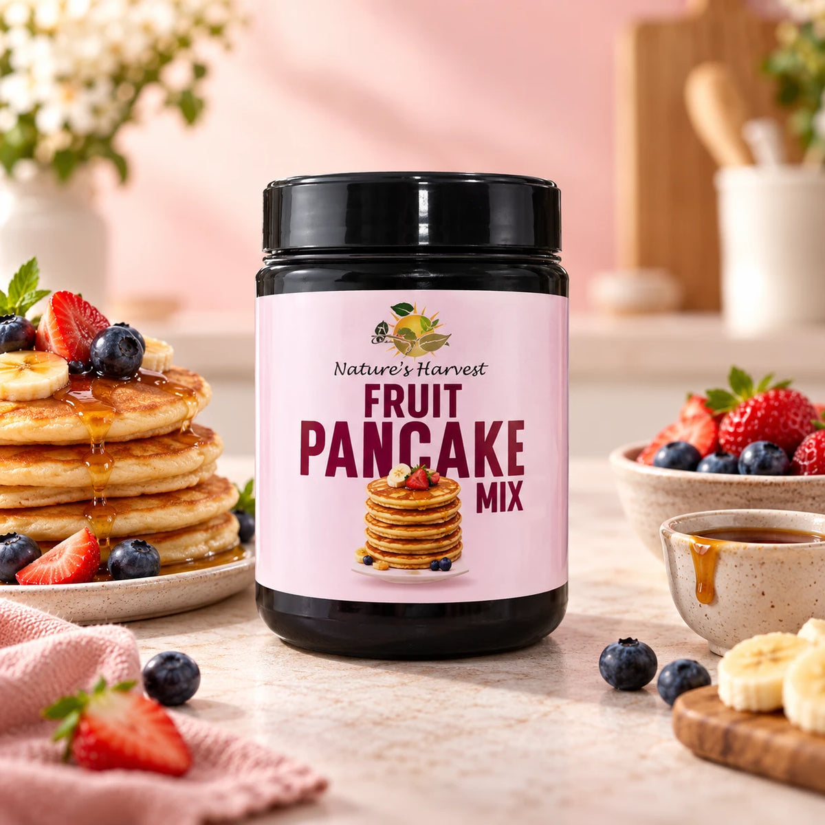 thepalmera Fruit Pancake Mix with Palm Jaggery