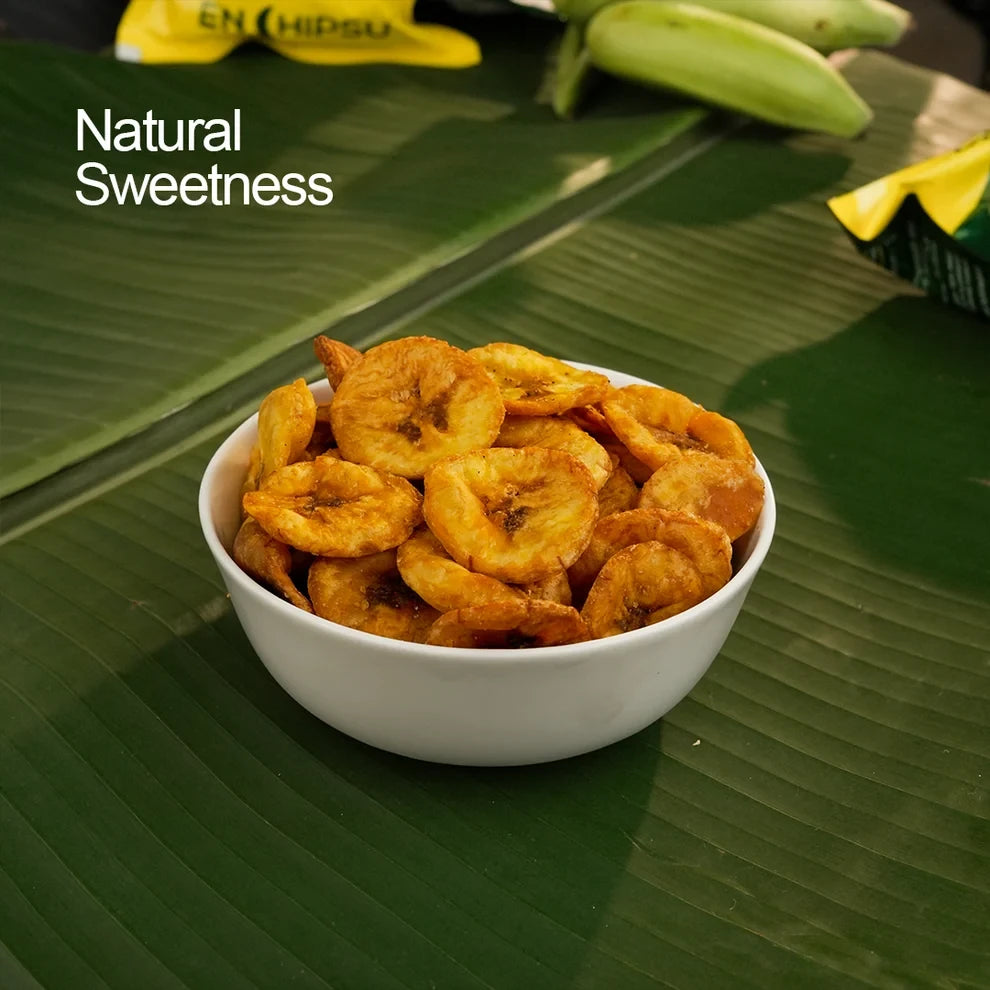 Enchipsu Sweet Banana Chips (Ripe Nendran)