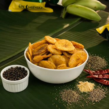 Enchipsu Coconut oil - Peri Peri Flavour Nendran banana chips