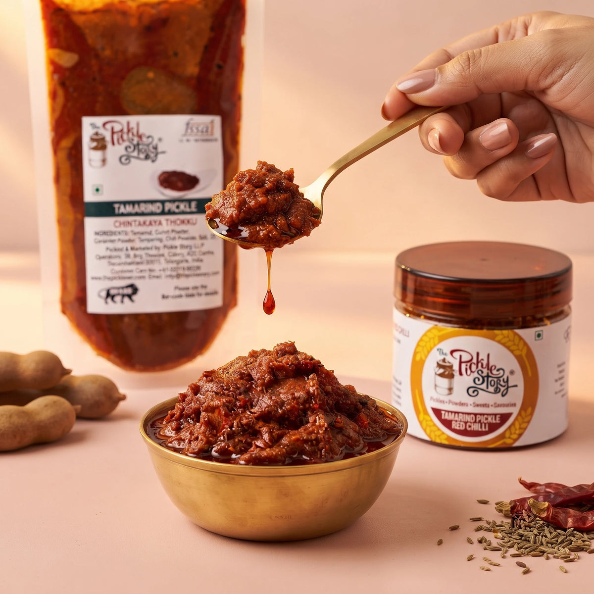 Picklestory Tamarind Pickle with red chilli