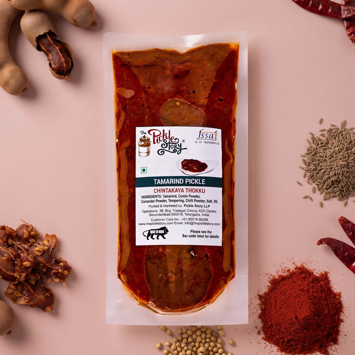 Picklestory Tamarind Pickle with red chilli