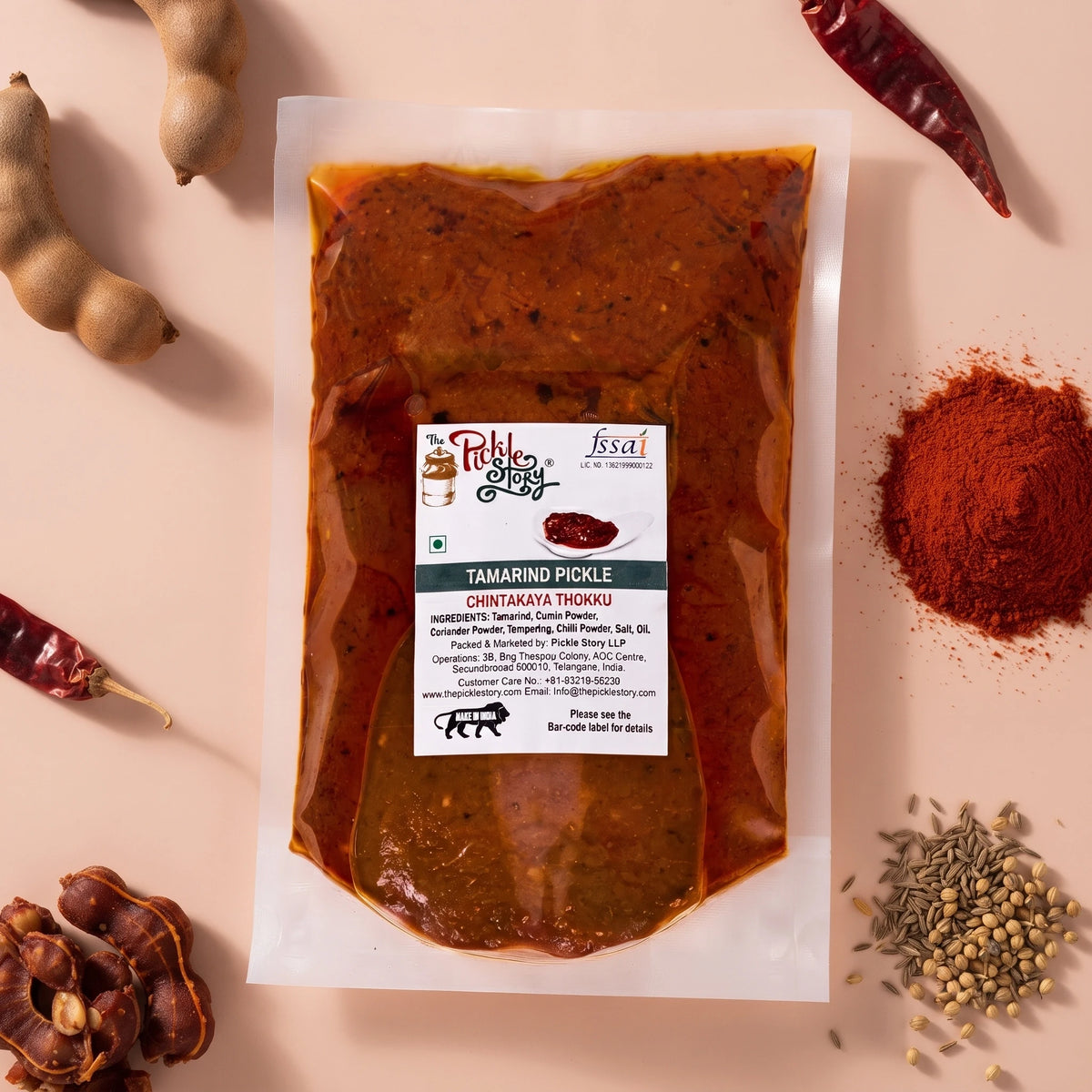 Picklestory Tamarind Pickle with red chilli
