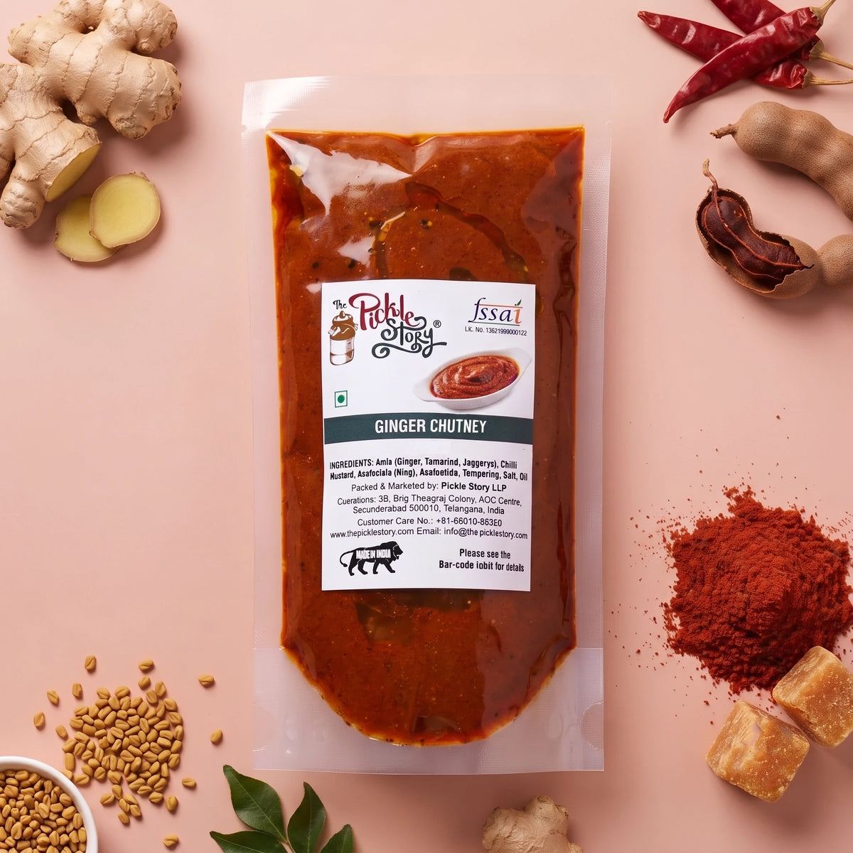 Picklestory Ginger Chutney- Allam pachadi
