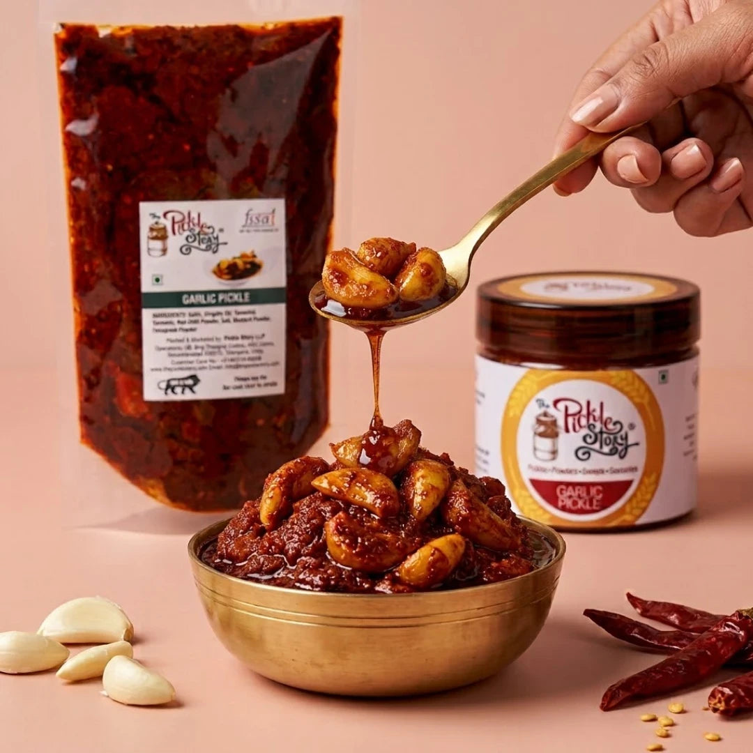 Picklestory Garlic pickle (Lahsun Ka Achar)