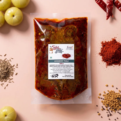 Picklestory Gooseberry Pickle- Usirikaya Pachadi