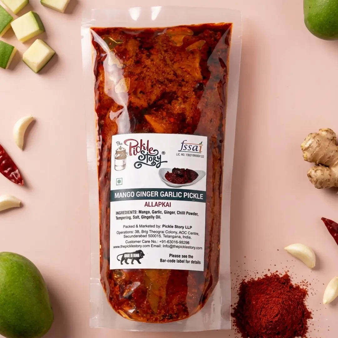 Picklestory Mango Ginger Garlic Pickle -Allapkai