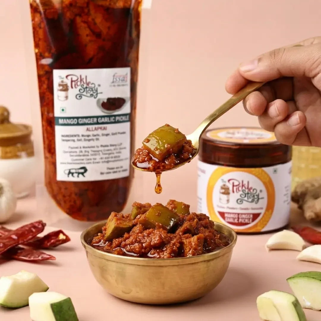 Picklestory Mango Ginger Garlic Pickle -Allapkai