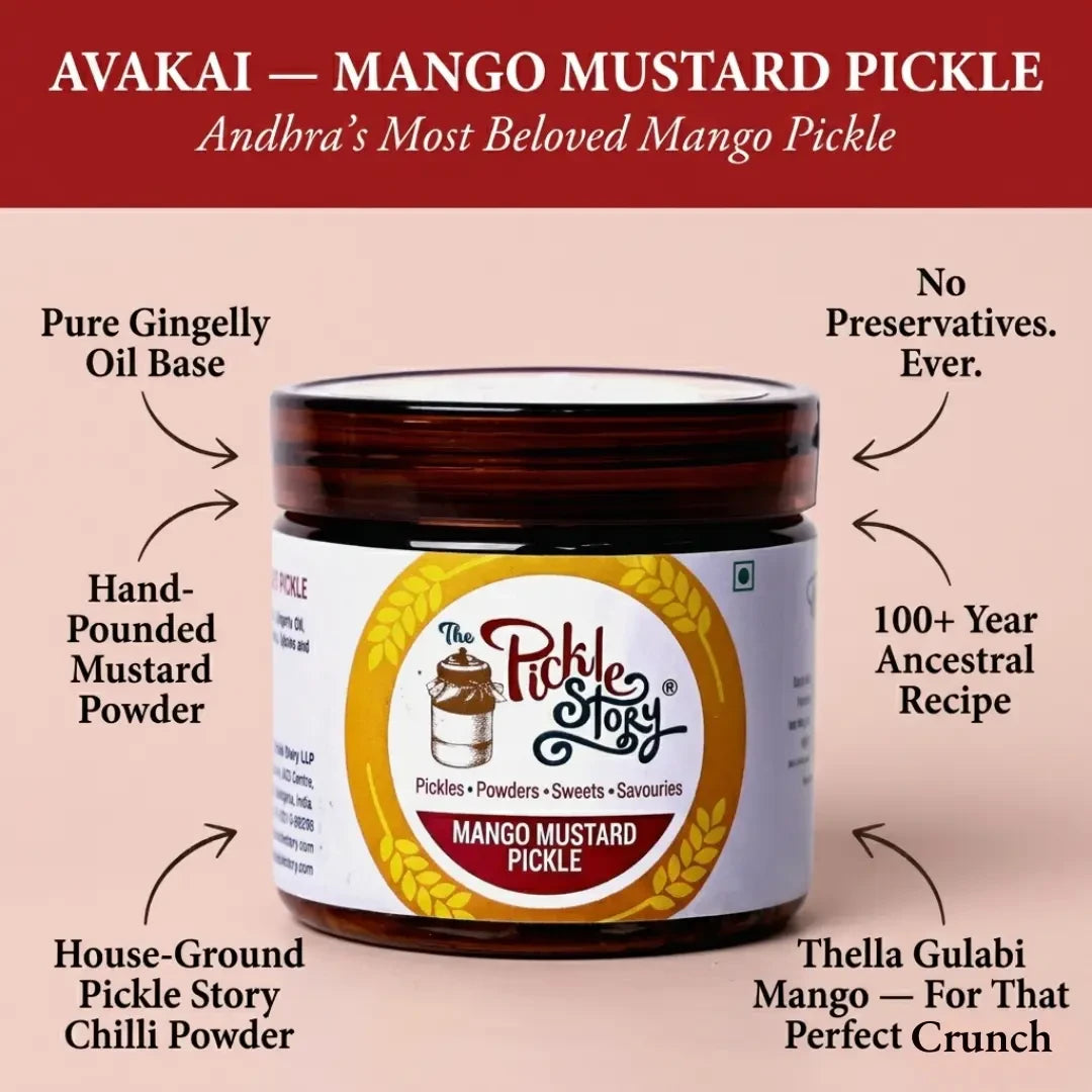 Picklestory Mango and Mustard - Avakai
