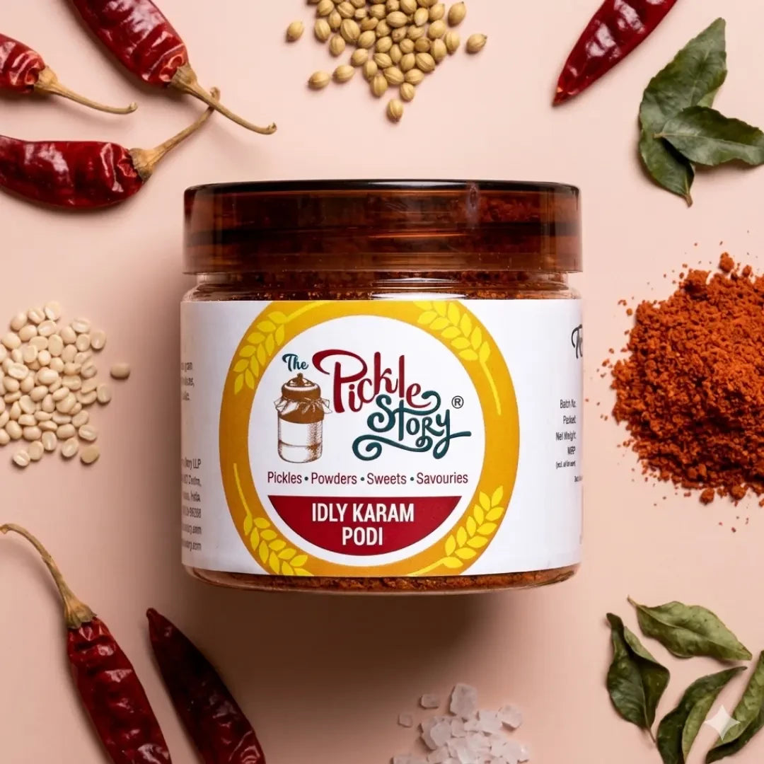Picklestory Spicy Idly Karam Podi -Guntur Style
