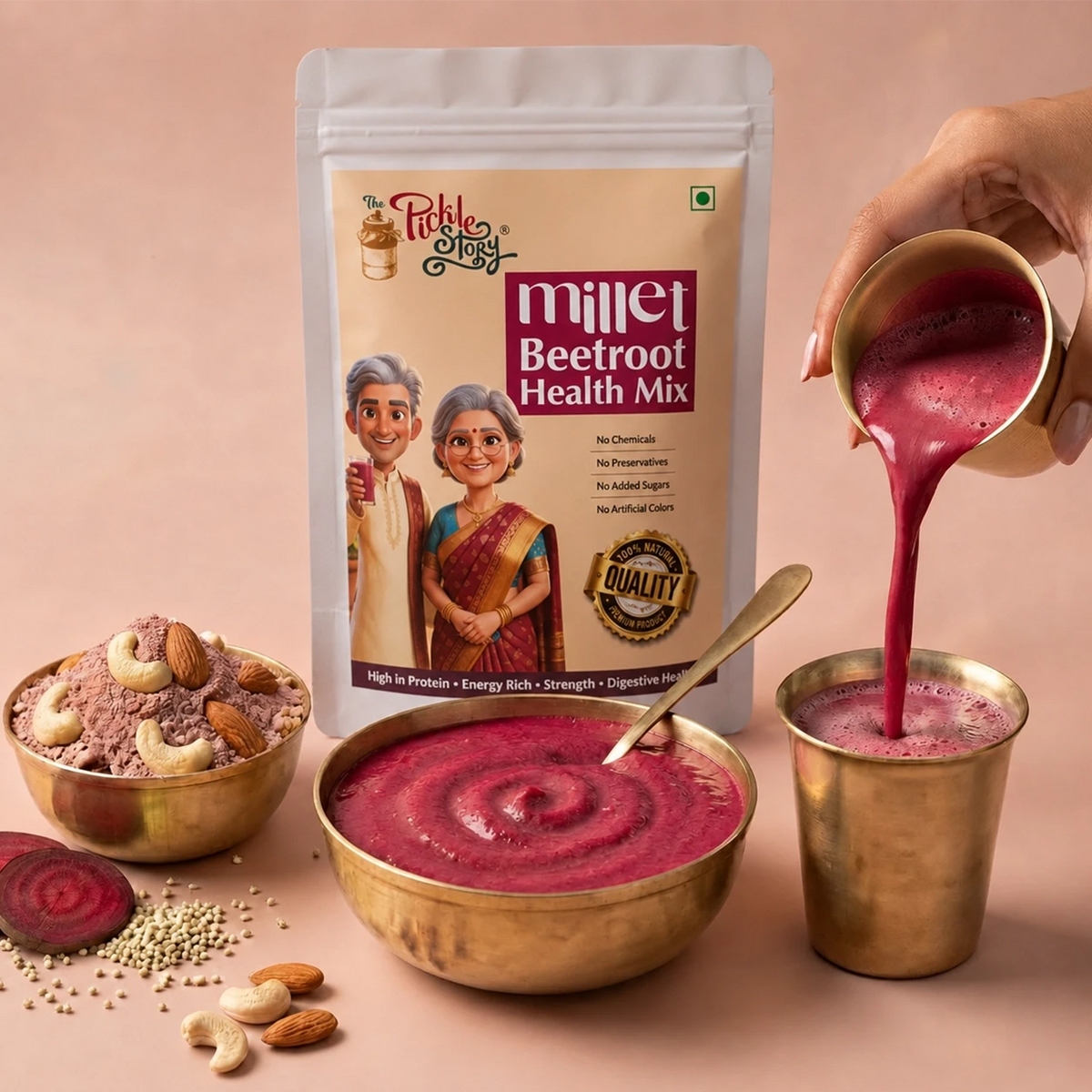 Picklestory Millet Beetroot Health MIx