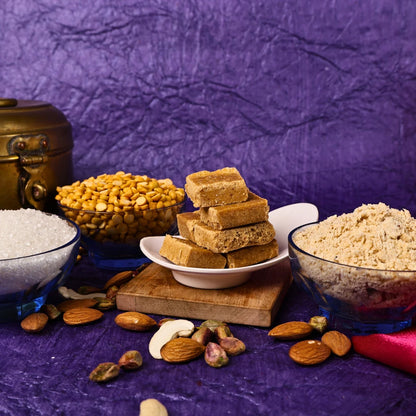 Picklestory Gram Flour Fudge - Besan Chakki (Mohanthal)