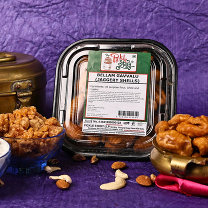 Picklestory Jaggery Sweet Shells -Bellam Gavallu