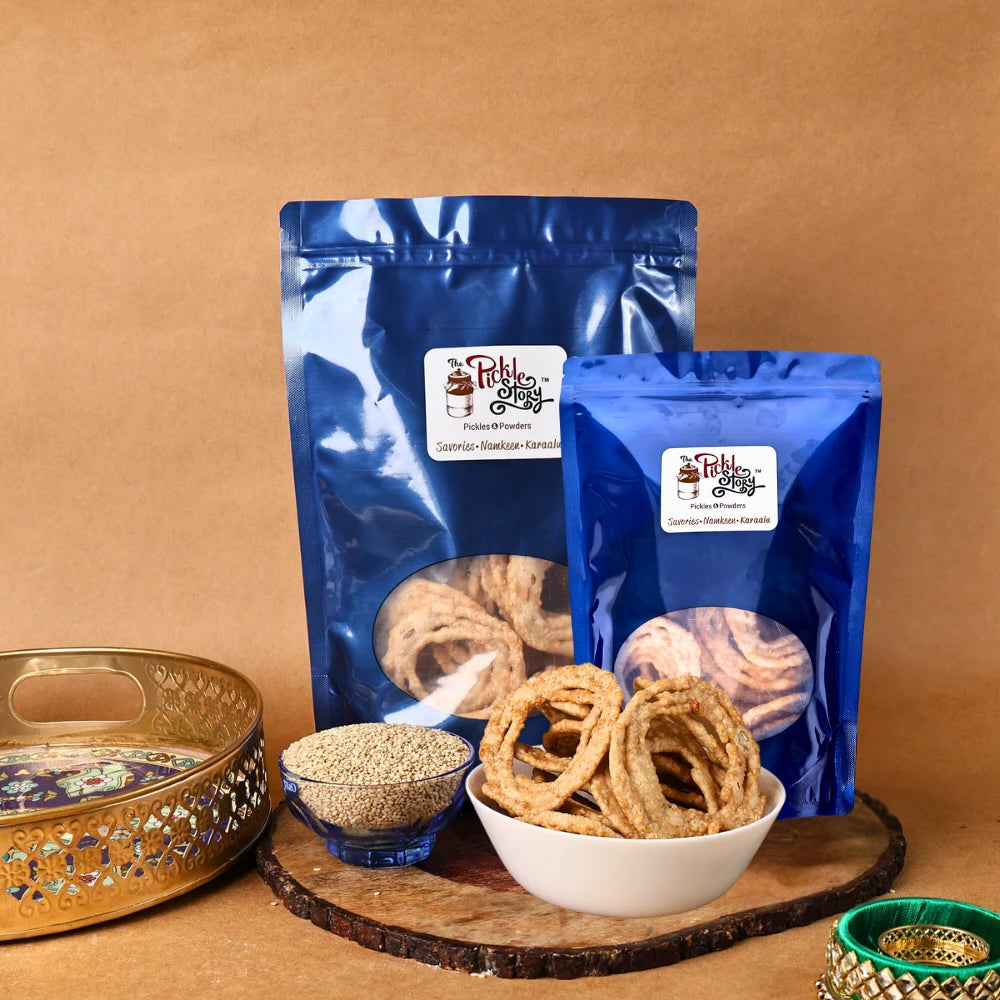 Picklestory Sesame Rice Rings -Nuvvula Sakinalu