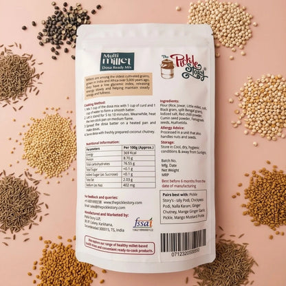 Picklestory Multi Millet Dosa Ready Mix