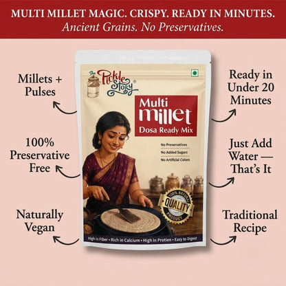 Picklestory Multi Millet Dosa Ready Mix
