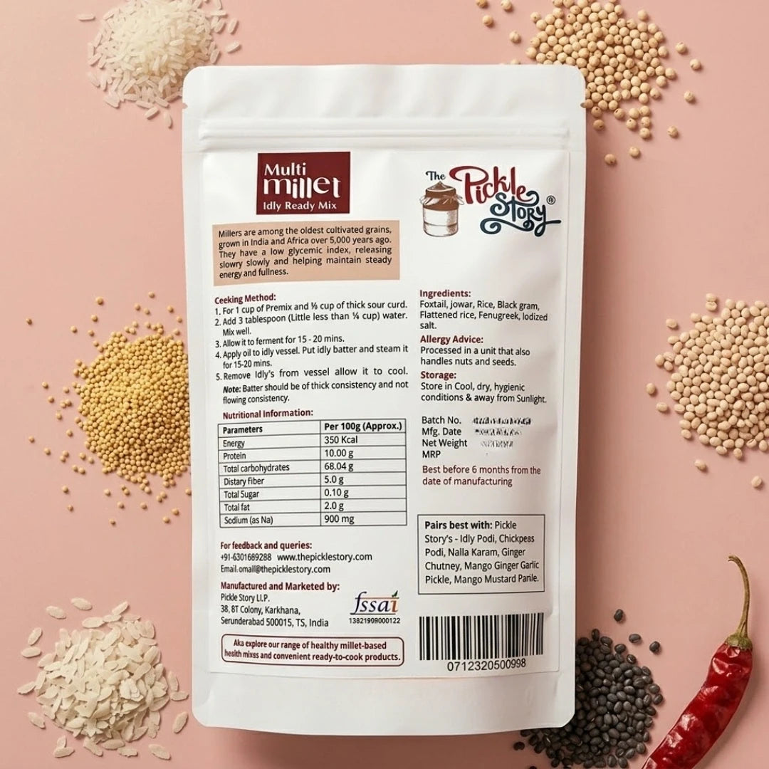Picklestory Multi Millet Idli Ready Mix