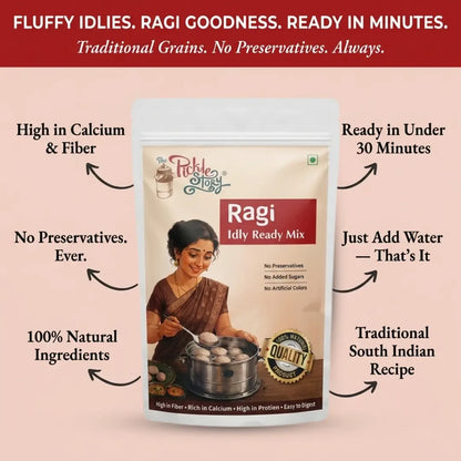 Picklestory Ragi Idly Ready Mix