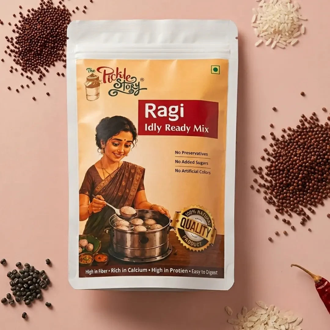 Picklestory Ragi Idly Ready Mix