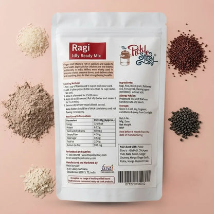 Picklestory Ragi Idly Ready Mix