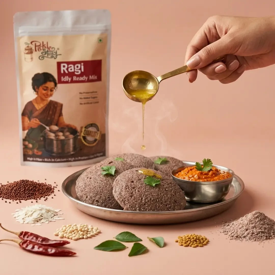 Picklestory Ragi Idly Ready Mix