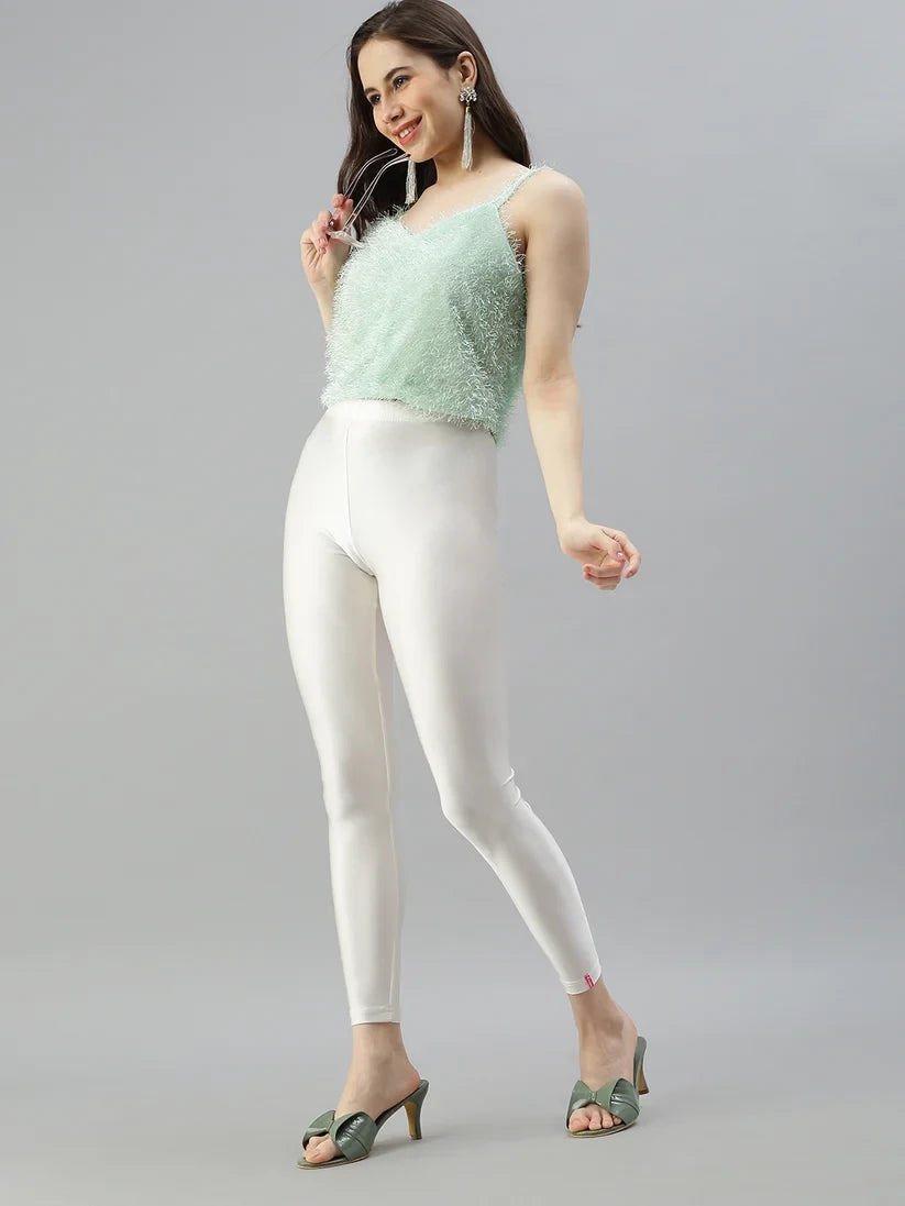 Prisma's Shimmer Leggings - Beige