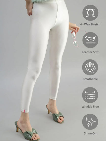 Prisma's Shimmer Leggings - Beige