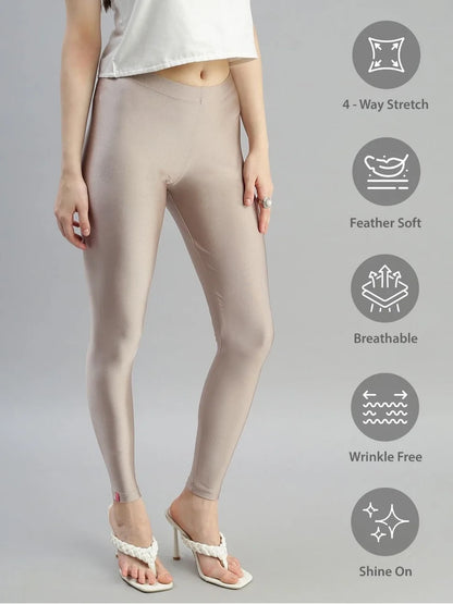 Prisma's Shimmer Leggings - Copper