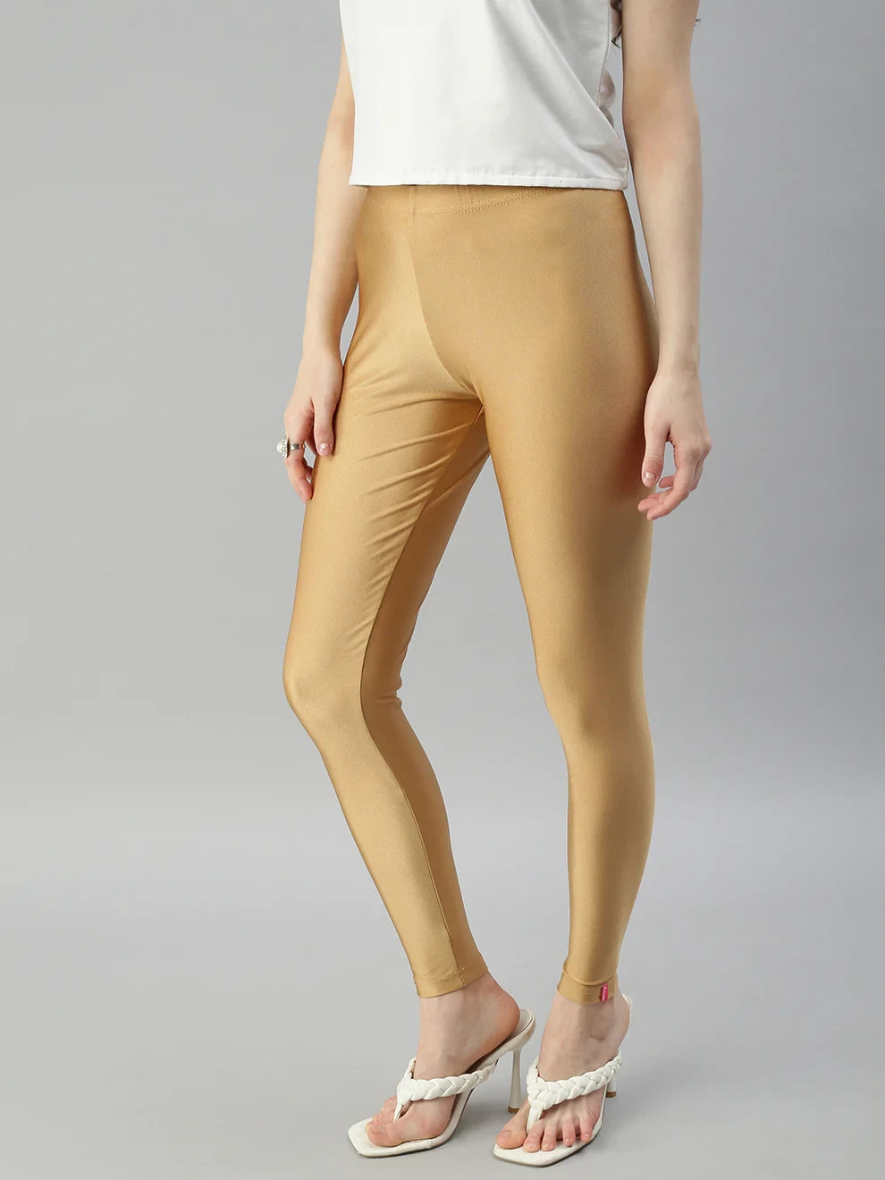 Prisma's Shimmer Leggings - Gold