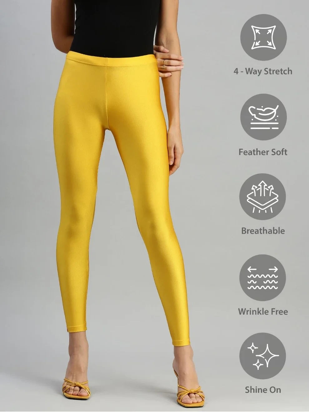 Prisma's Shimmer Leggings - Gold