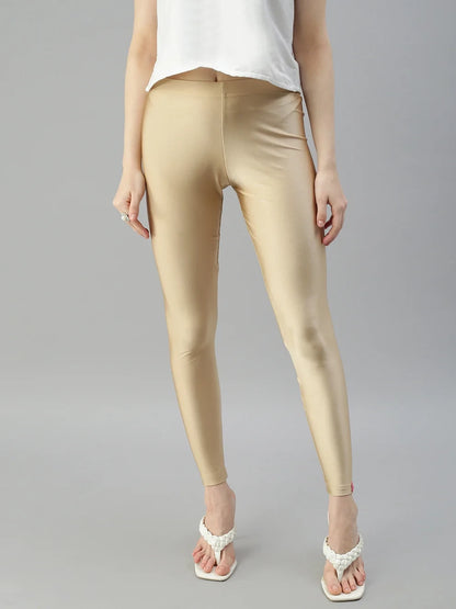 Prisma's Shimmer Leggings - Gold