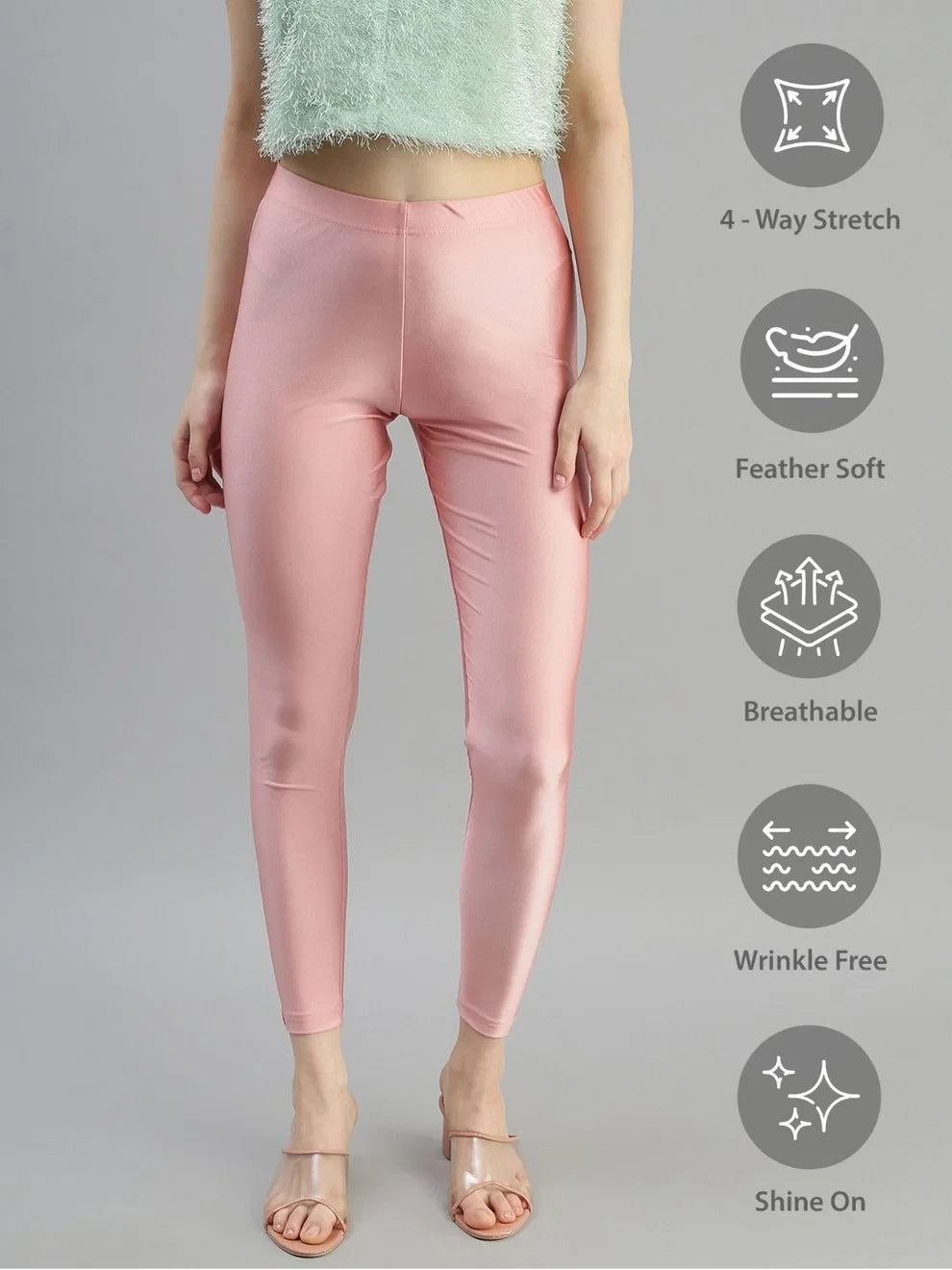 Prisma's Shimmer Leggings - Gold
