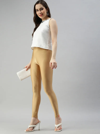 Prisma's Shimmer Leggings - Gold