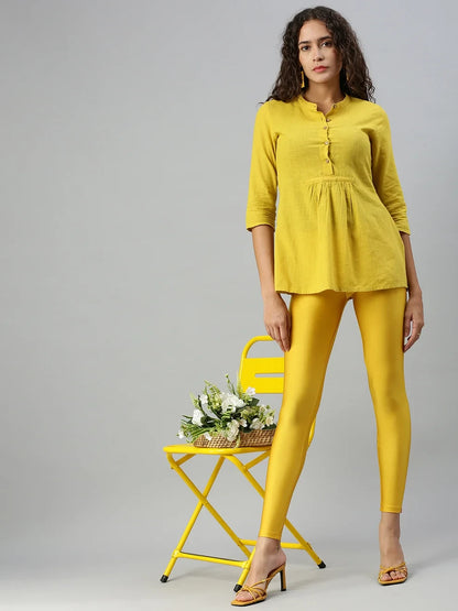 Prisma's Shimmer Leggings - Gold