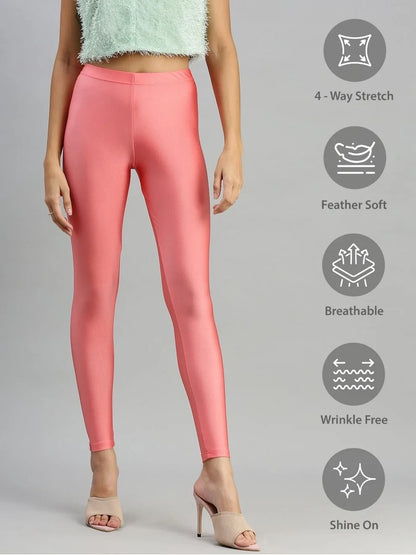Prisma's Shimmer Leggings - Red